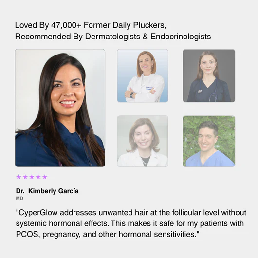 Promotional graphic with images of people and text about a product loved by healthcare professionals.